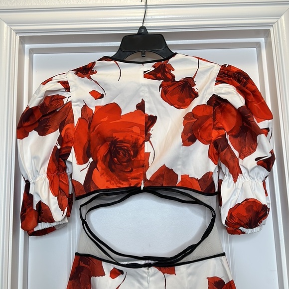 Women’s Autumn Adeigbo red Gisele Dress Dress Sz 8‎ - Picture 9 of 14